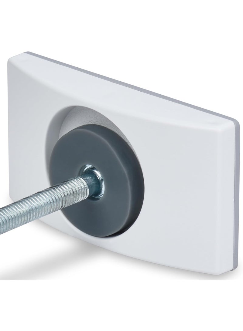 Suitable for installing stair safety gate wall cups, 4-piece set of child safety fences, protects walls and doorways from pets and dog doors - no hazards at the bottom hinge - Image 1